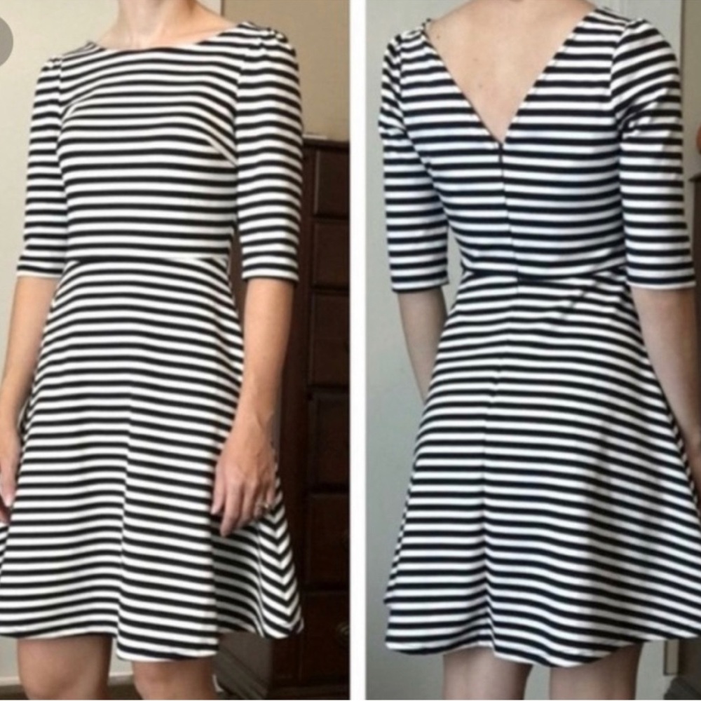 *Stitch Fix* Pixley striped fit and flare dress